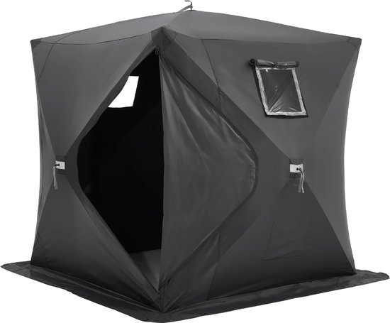 VEVOR Vistent 3-4 Personen Visparaplu Campingtent Ijsvistent 2,3x2,3x2m