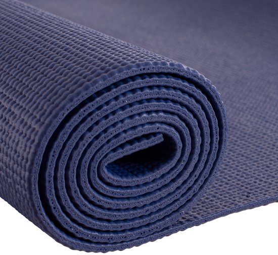 Victoria Yogamat 6mm Blauw 173X61X06 Cm - 173X61X0.6 cm van Merkloos