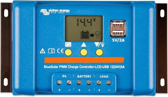 Victron BlueSolar PWM-LCD&USB 12/24V-20A van Victron