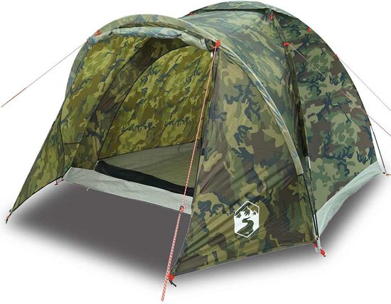 vidaXL 2-persoons waterdichte camouflage tent van Vidaxl