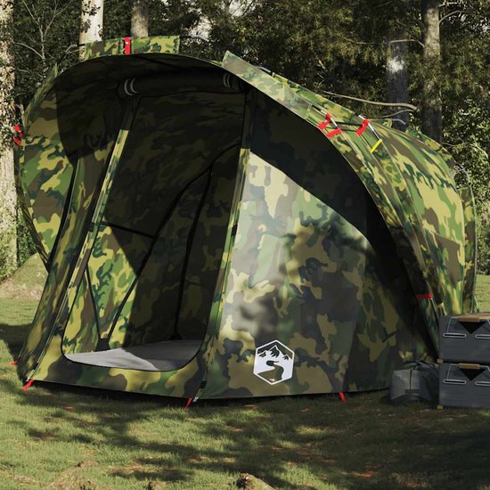 vidaXL 4-persoons Vistent - Waterdicht Camouflage van VidaXL