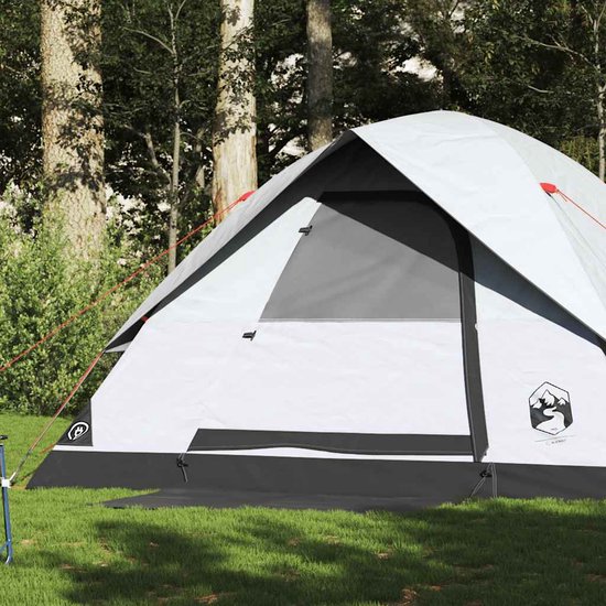 vidaXL 6-persoons Koepeltent - Waterdicht - Wit van Vidaxl