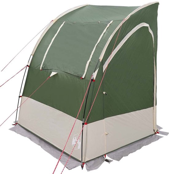 vidaXL - Achterkleptent - met - dak - Groen - 194 - x - 180 - x - 210 - cm - taft van Merkloos
