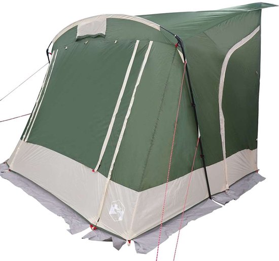 vidaXL - Achterkleptent - met - dak - Groen - 285 - x - 255 - x - 245 - cm - taft van Merkloos
