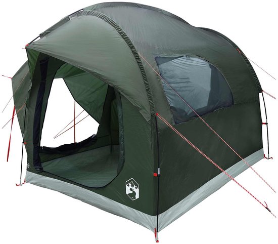 vidaXL - Auto - Tent - Leger - Groen - 239 - x - 210 - x - 210 - cm - Polyester - en - Staal