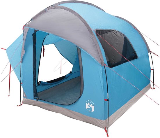 vidaXL - Auto - Tent - met - dak - Blauw - 239 - x - 210 - x - 210 - cm - Polyester - en - Staal