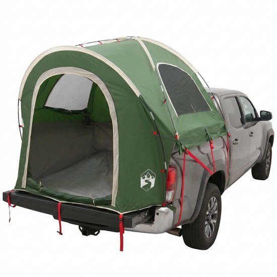 vidaXL - Auto - Tent - met - dak - Groen - 200 - x - 170 - x - 170 - cm - Polyester - en - Staal