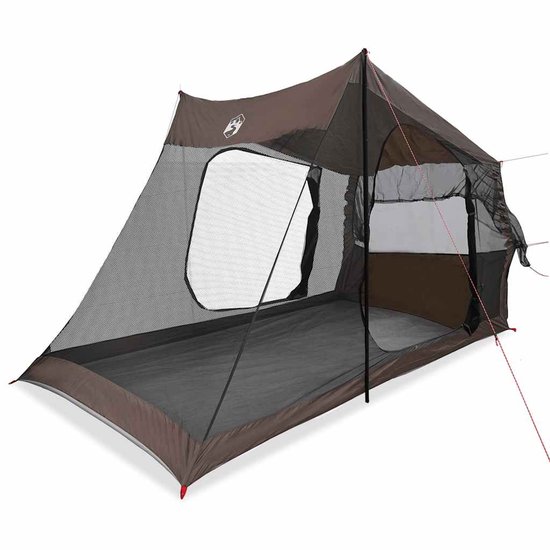 vidaXL - Autotent - 2-persoons - waterdicht - bruin van VidaXL