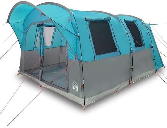 vidaXL - Autotent - 4-persoons - waterdicht - blauw van VidaXL