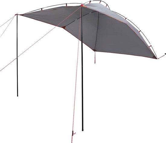 vidaXL - Autotent - waterdicht - grijs - en - oranje van Vidaxl