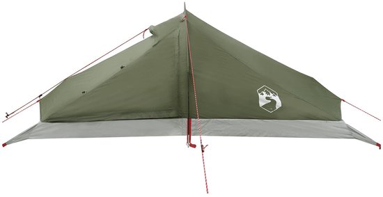 vidaXL - Backpacking - Tent - 4-persoons - Olijfgroen