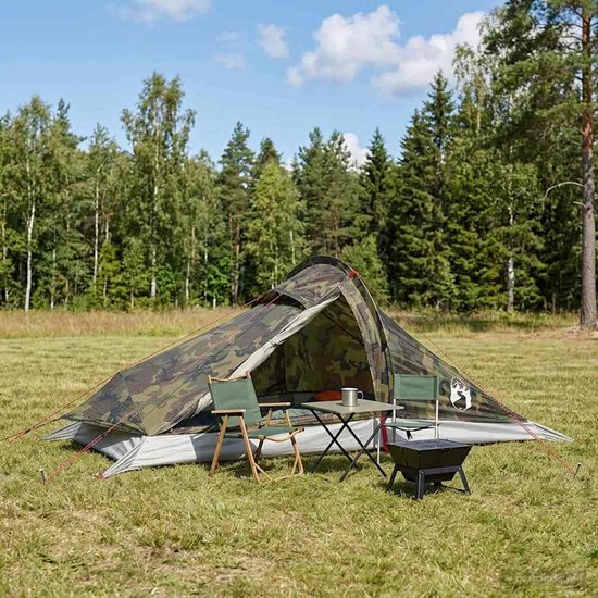 vidaXL - Backpacking - Tent - Camouflage - 2-persoons