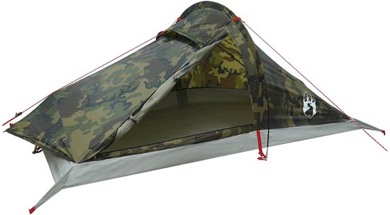 vidaXL - Backpacking - Tent - Camouflage - 4-persoons