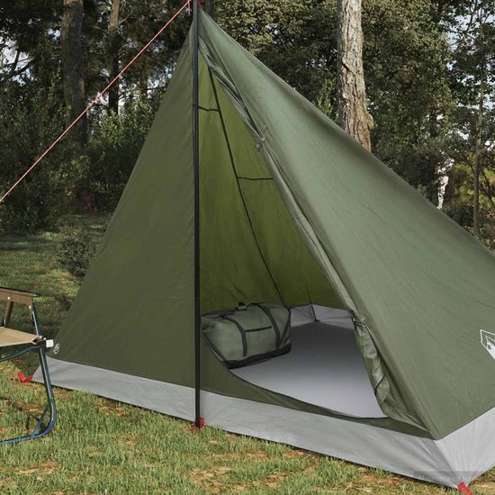 vidaXL - Backpacking - Tent - Olijfgroen - 4-persoons