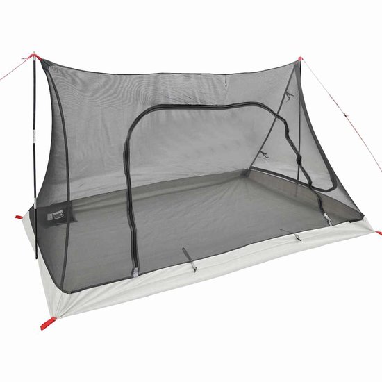 vidaXL - Binnentent - Zwart - 220 - x - 128 - x - 110 - cm - Gaas van Merkloos