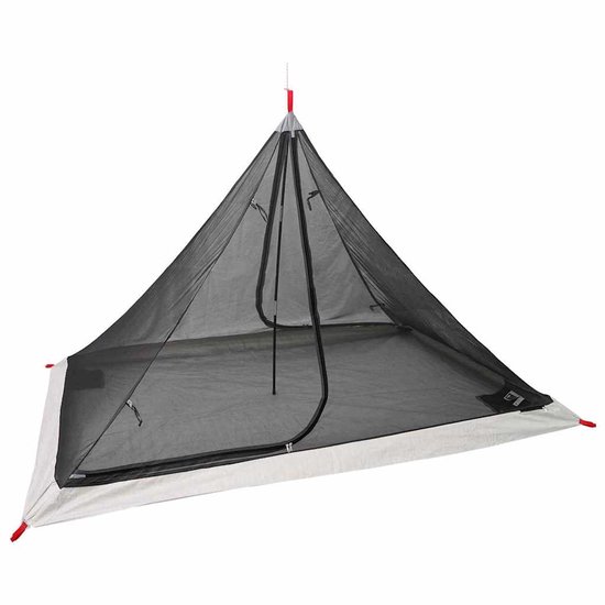 vidaXL - Binnentent - Zwart - 240 - x - 160 - x - 133 - cm - Gaas van Merkloos