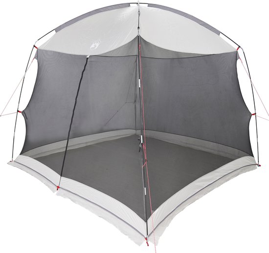 vidaXL - Camping - Muggennet - met - Deur - Grijs - 6-Persoons - Waterdicht van VidaXL