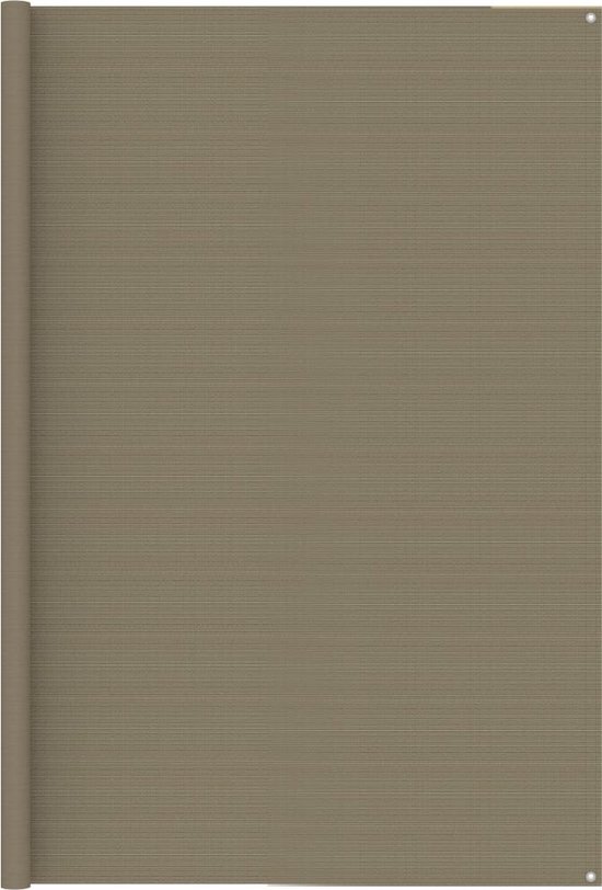 vidaXL Campingtapijt - Tenttapijt - Tenttapijt 250x300 cm taupe - Buitentapijten - Veranda Tapijt - Tuintapijten van Merkloos