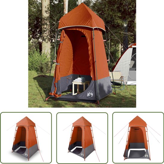 vidaXL Campingtenten - Toiletten - Toilettent waterdicht oranje - Noodtoilet - Badtente - Kleedhok van Merkloos