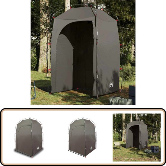 vidaXL Douchetent Waterdicht Bruin Douchetent - Kampeeraccessoires - Waterdichte Tent - Privéruimte - Camping Accessoires van VidaXL