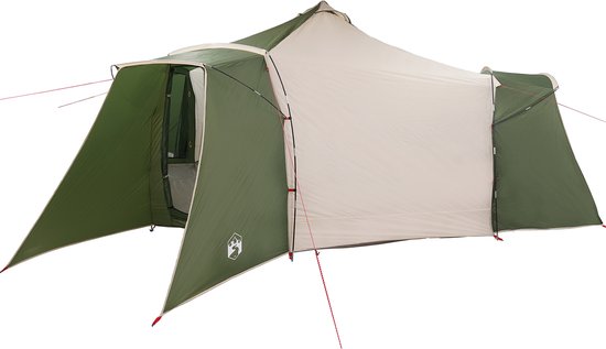 vidaXL - Familie - Tent - Tipi - Groen - 8-Persoons - Waterdicht van VidaXL