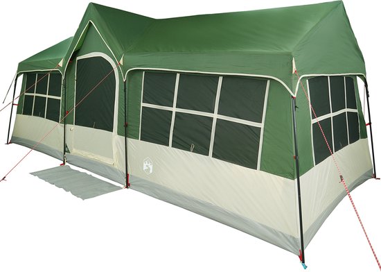 vidaXL - Familietent - 622 - x - 295 - x - 238 - cm - Polyester - en - Staal