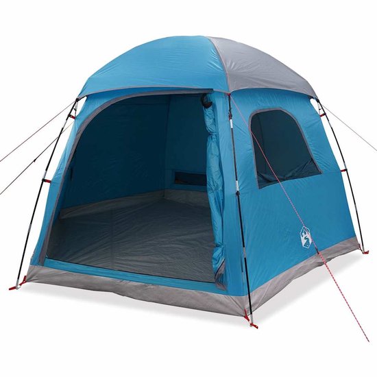 vidaXL - Familietent - iglo - 6-persoons - waterdicht - blauw van Vidaxl