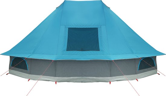 vidaXL - Familietent - Tipi - Blauw - 6-Persoons - Waterdicht van VidaXL