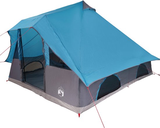 vidaXL - Familietent - Tipi - Blauw - 8-Persoons - Waterdicht van VidaXL