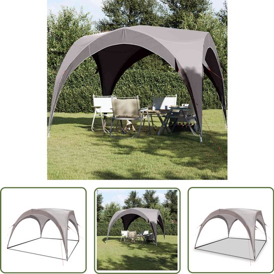 vidaXL Feesttent - Partytent - Partytent waterdicht wit - Tuintent - Witte Partytent - Waterdichte Tent van VidaXL