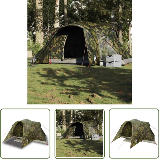 vidaXL Gereedschap - Dynamische Sleutel - Koepeltent 6-persoons waterdicht camouflage - Klikmechanisme - Torque Wrench - Spannerset van Merkloos
