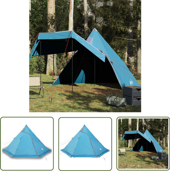 vidaXL Gereedschap - Dynamische Sleutel - Tipitent 5-persoons waterdicht blauw - Mechanica - Klikmechanisme - Torque Wrench van Merkloos