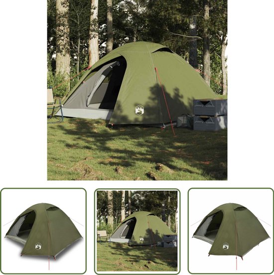 vidaXL Gereedschapset - Dynamische Sleutel - Koepeltent 3-persoons waterdicht olijfgroen - Klikmechanisme - Torque Wrench - Spanner Set van Merkloos