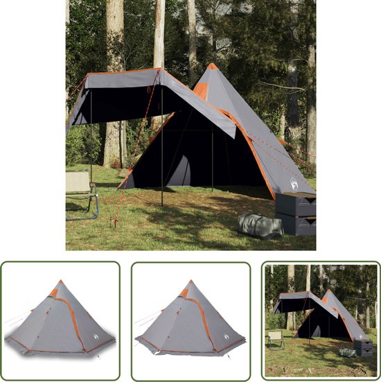 vidaXL Gereedschapset - Dynamische Sleutel - Tipitent 5-persoons waterdicht grijs - Mechanica - Klikmechanisme - Torque Wrench van VidaXL