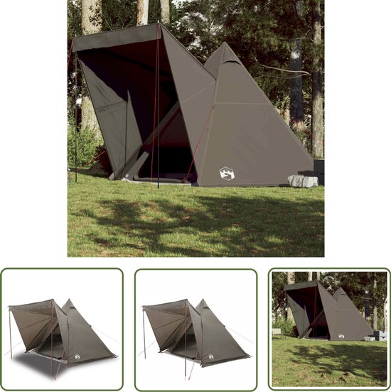 vidaXL Gereedschapset - Dynamische Sleutel - Tipitent 6-persoons waterdicht bruin - Mechanica - Klikmechanisme - Torque Wrench van Vidaxl