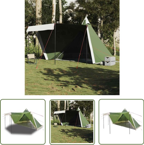 vidaXL Gereedschapset - Dynamische Sleutel - Tipitent 8-persoons waterdicht groen - Klikmechanisme - Torque Wrench - Spanner Set van VidaXL