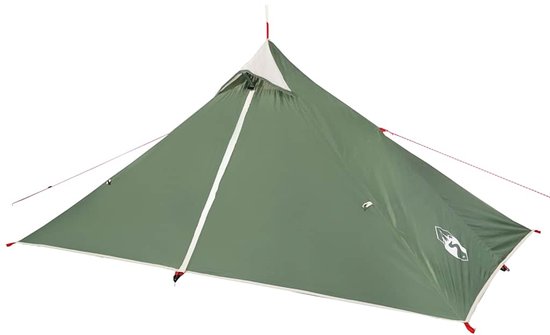 vidaXL - Hangende - tipi - tent - 1-persoons - waterdicht - groen van Merkloos