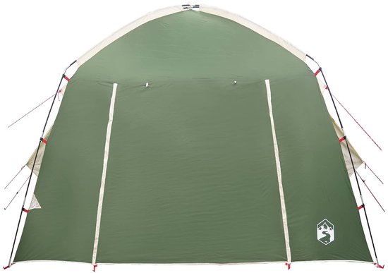 vidaXL - Huisje - Tent - met - dak - Groen - 210 - x - 210 - x - 138 - cm - Polyester