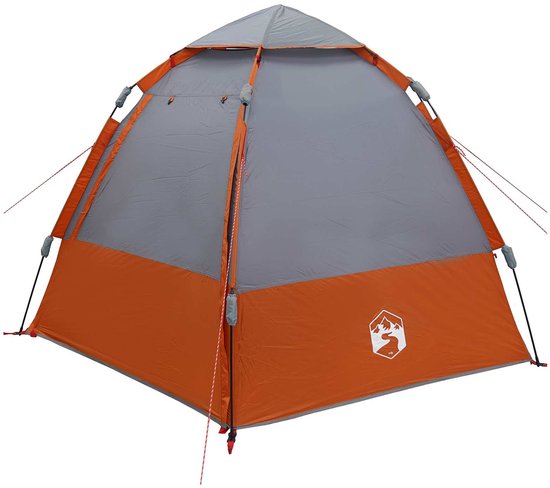 vidaXL - Instant - Tent - met - Regenhoes - voor - 4 - Personen - met - Snelle - Bevestiging van Merkloos