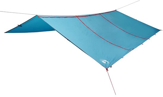 vidaXL - Kampeerluifel - waterdicht - 420x440 - cm - blauw van Vidaxl