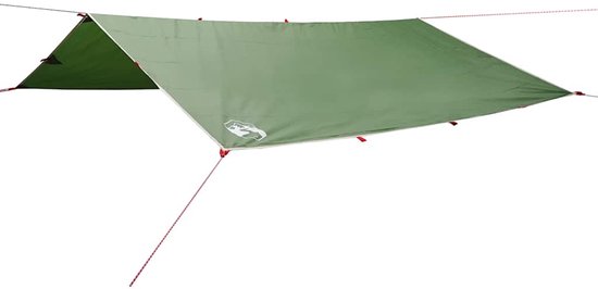 vidaXL - Kampeerluifel - waterdicht - 500x294 - cm - groen van VidaXL