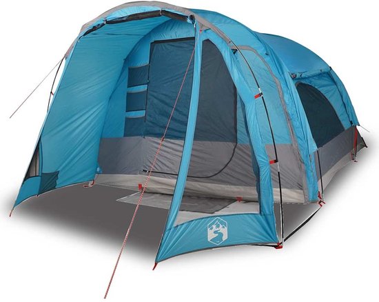 vidaXL - Kampeertent - 6-persoons - waterdicht - blauw van VidaXL