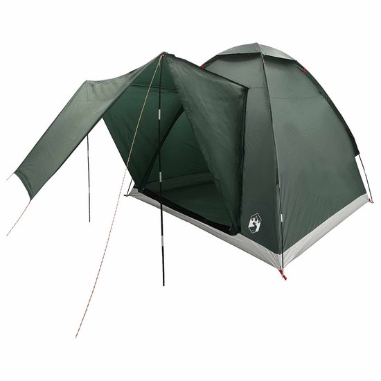vidaXL - Kamperen - tent - 2-persoons - Leger - Groen - Polyester - en - Staal