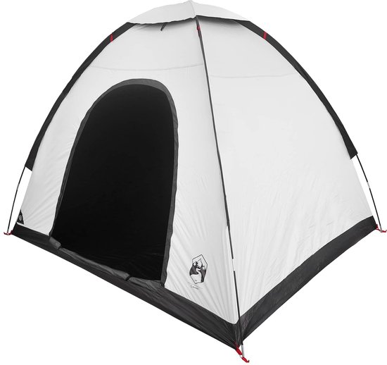 vidaXL - Kamperen - tent - 2-persoons - Wit - Blackout