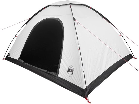 vidaXL - Kamperen - tent - 6-persoons - Wit - Blackout