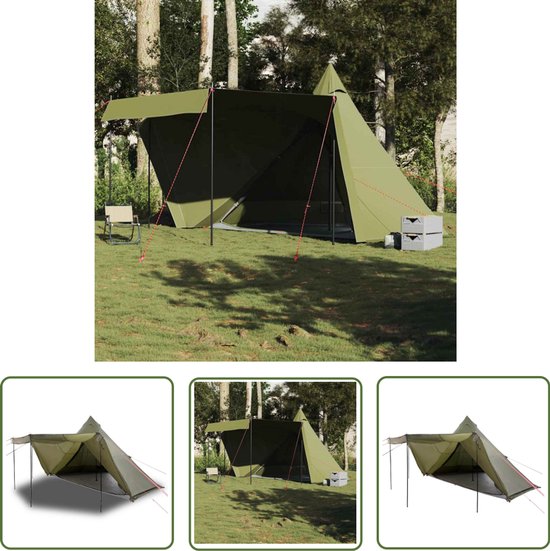 vidaXL Klikmechanisme - Dynamische Sleutel - Tipitent 8-persoons waterdicht olijfgroen - Gereedschapset - Mechanica - Torque Wrench van VidaXL