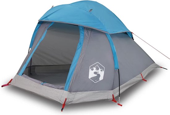 vidaXL - Koepeltent - 1-persoons - waterdicht - blauw van vidaXL