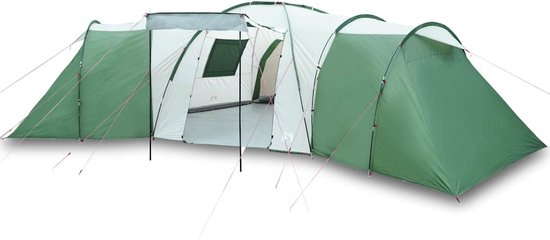 vidaXL - Koepeltent - 12-persoons - waterdicht - groen van Merkloos