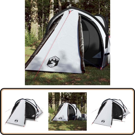 vidaXL Koepeltent - 2-persoons - Verduisterend Wit Kampeer Tent - Tent - Koepeltent - Tweepersoons Tent - Waterdichte Tent van Vidaxl