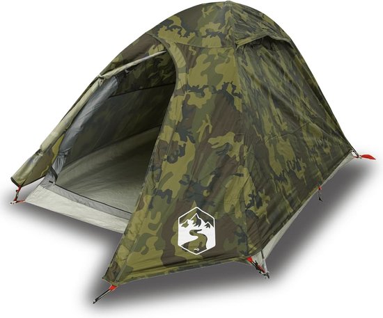 vidaXL - Koepeltent - 2-persoons - waterdicht - camouflage van Vidaxl